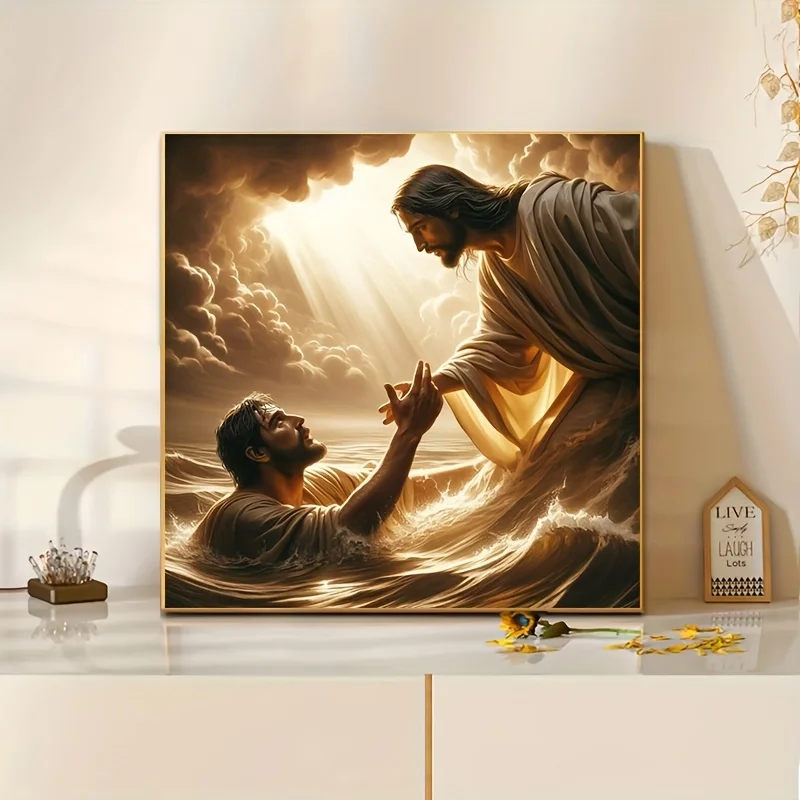 500/1024PCS Paper Jigsaw Puzzle Jesus Saves Peter From Addiction Religious Home Decoration Ideal Christian Gift
500/1024PCS Paper Jigsaw Puzzle Jesus Saves Peter From Addiction Religious Home Decoration Ideal Christian Gift