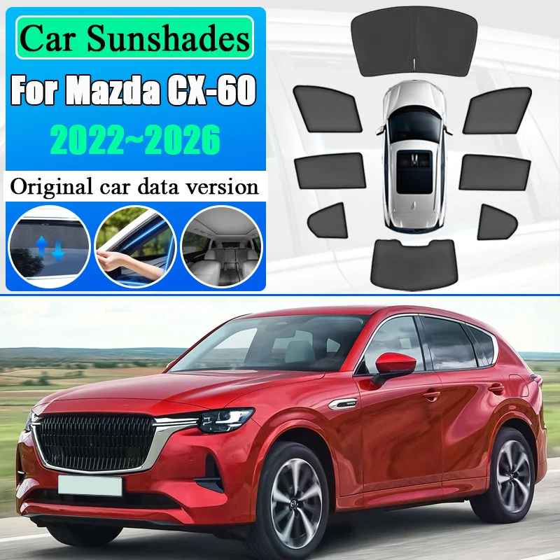 Sun Visor For Mazda CX-60 2022 2023 2024 2025 2026 Breathable Heat Insulation Side Window Cover UV Protection Auto Accessories
Sun Visor For Mazda CX-60 2022 2023 2024 2025 2026 Breathable Heat Insulation Side Window Cover UV Protection Auto Accessories