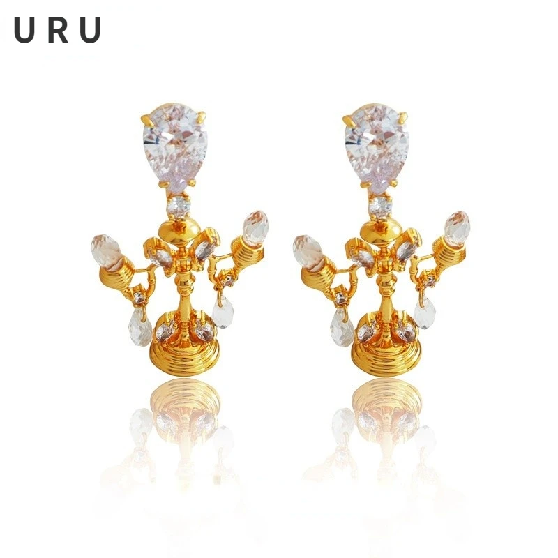 Trendy Jewelry 925 Silver Needle AAA Zircon Earrings 2022 New Trend Vintage Gold Color Dangle Earrings For Women Gifts
Trendy Jewelry 925 Silver Needle AAA Zircon Earrings 2022 New Trend Vintage Gold Color Dangle Earrings For Women Gifts
