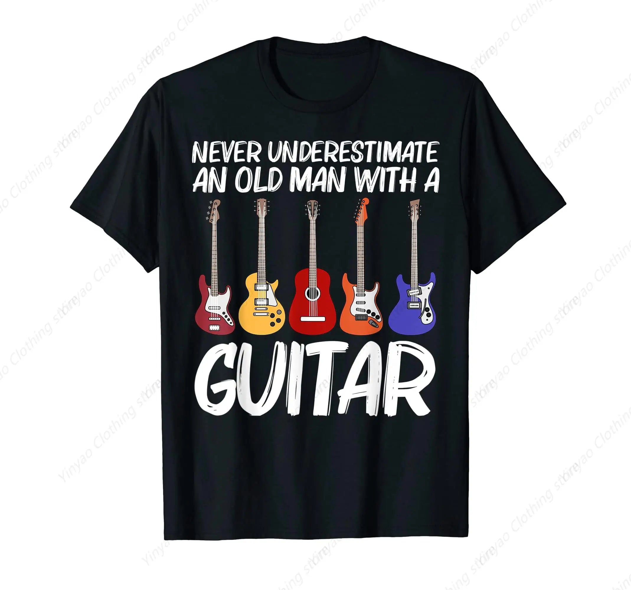 Cool Guitar Men's Dad Printed Shirt Cool Fashion Electric Guitar Driver T-shirt Fashion Casual Style Cotton T shirt
Cool Guitar Men's Dad Printed Shirt Cool Fashion Electric Guitar Driver T-shirt Fashion Casual Style Cotton T shirt