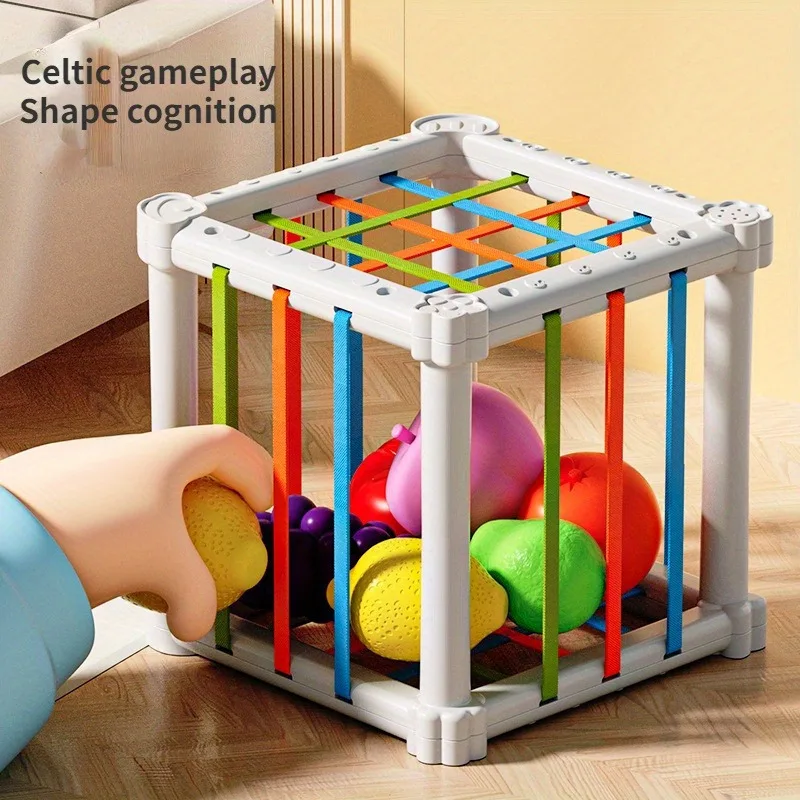 Montessori Shape Sorter Cube Rainbow Colorful Blocks Baby Early Educational Toy Infant Cognitive Grip Training Sorting Game
Montessori Shape Sorter Cube Rainbow Colorful Blocks Baby Early Educational Toy Infant Cognitive Grip Training Sorting Game