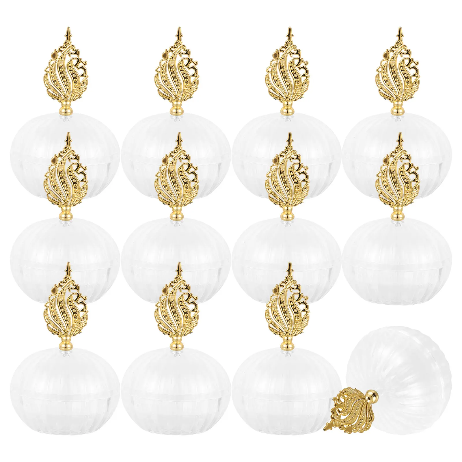 12pcs Incense Burner Shape Wedding Candy Box Clear European Style Party Favor Boxes for Sweets Treats Gifts Packaging
12pcs Incense Burner Shape Wedding Candy Box Clear European Style Party Favor Boxes for Sweets Treats Gifts Packaging