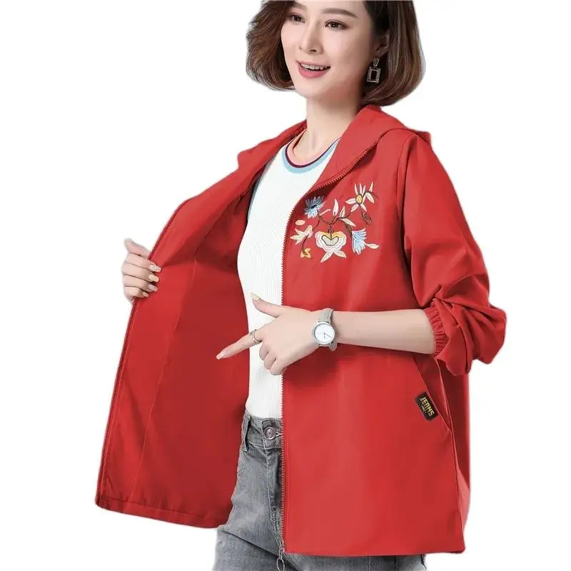 Embroidered Middle-Aged Mother Coat Women's Short 2022 Spring and Autumn New Fashion Loose Hooded Long Sleeve Casual Jacket Top
Embroidered Middle-Aged Mother Coat Women's Short 2022 Spring and Autumn New Fashion Loose Hooded Long Sleeve Casual Jacket Top