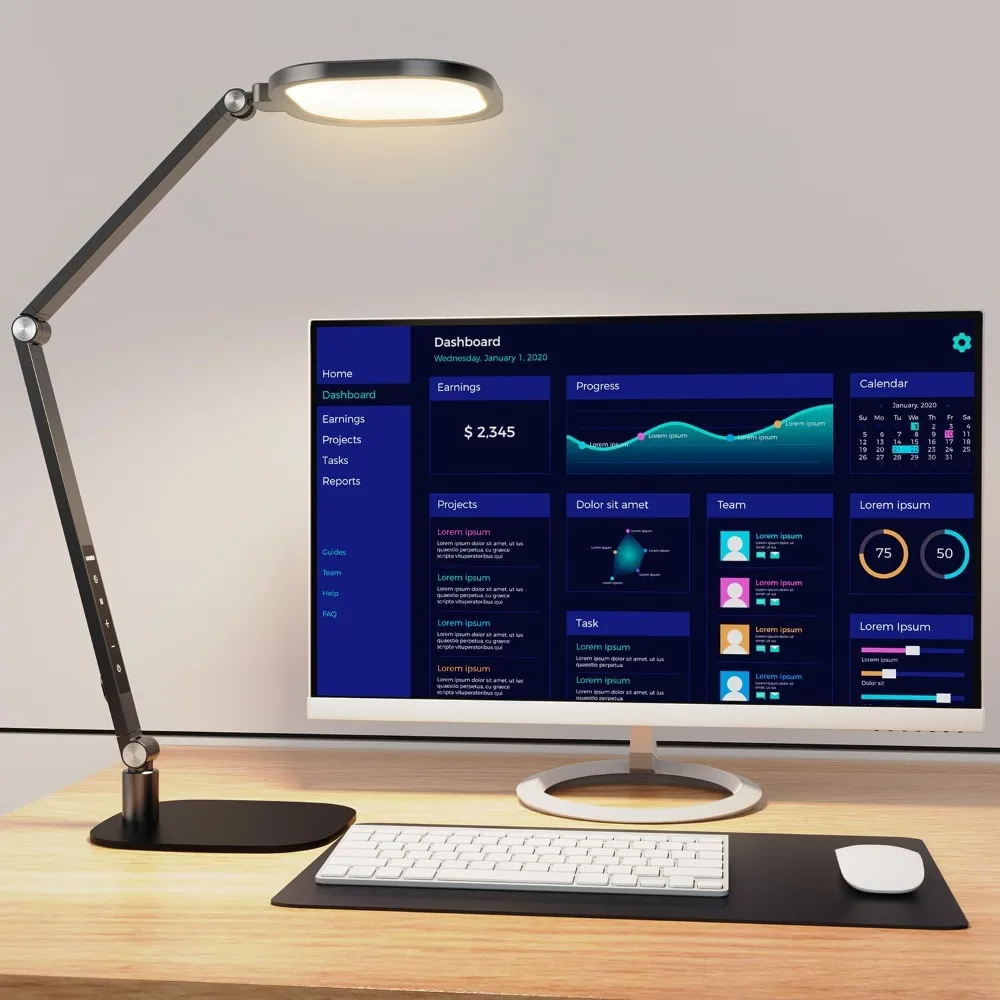 LED Desk Lamp for Home Office, Eye-Caring Modern Desk Light, 3 Color Temperature 10 Brightness Computer Light, Dimmable Desk Lig
LED Desk Lamp for Home Office, Eye-Caring Modern Desk Light, 3 Color Temperature 10 Brightness Computer Light, Dimmable Desk Lig