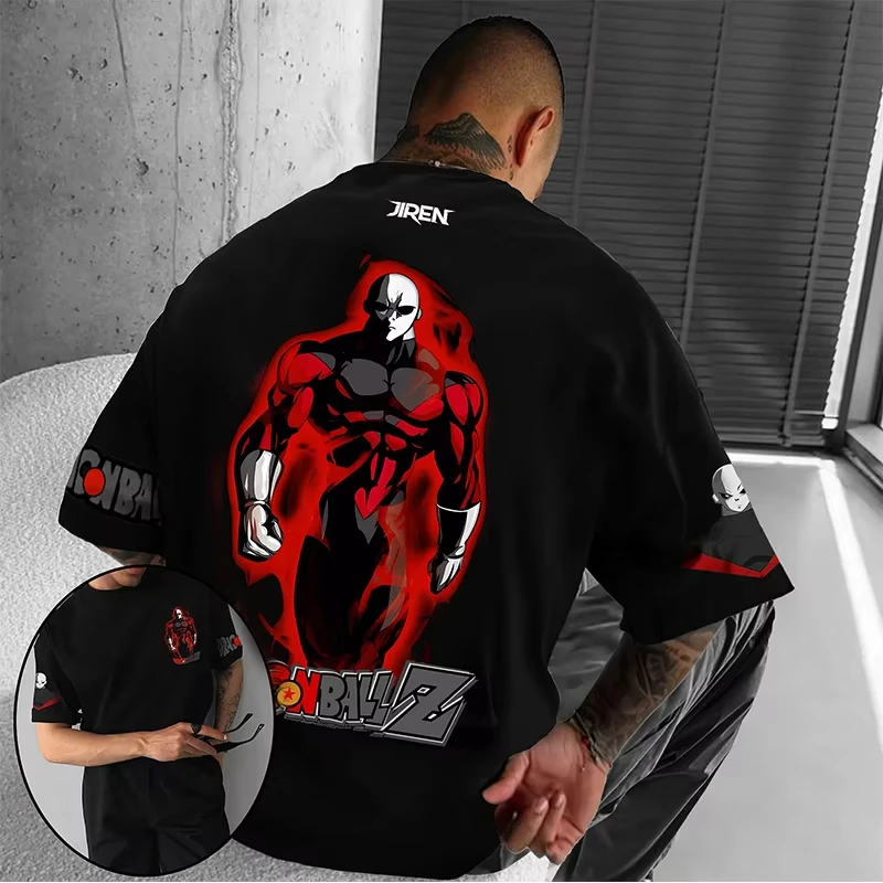 New Summer Men's Cotton T-shirt with Japanese Anime Personality Print, Loose Cotton T-shirt for Daily Casual Wear, Short Sleeve
New Summer Men's Cotton T-shirt with Japanese Anime Personality Print, Loose Cotton T-shirt for Daily Casual Wear, Short Sleeve