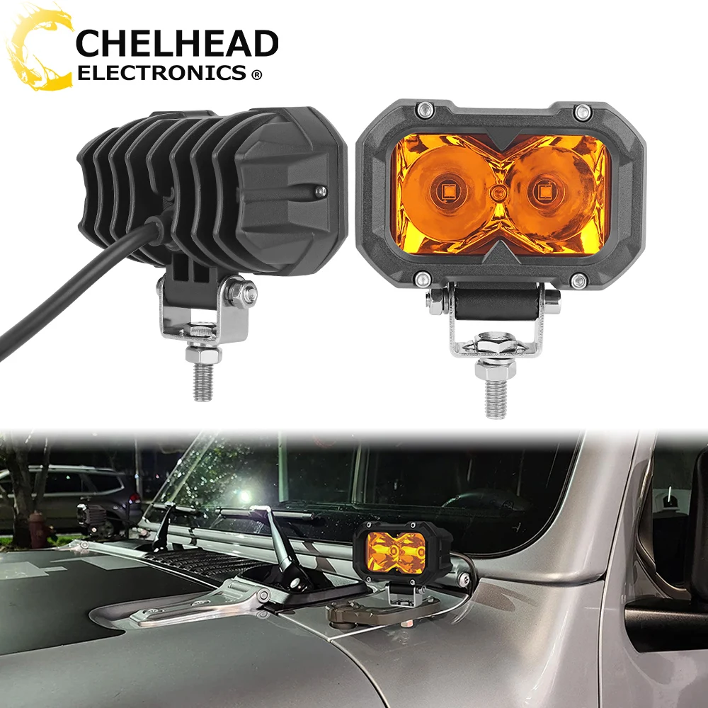 40W Led Offroad Work Ditch Light Driving Auxiliary Fog Lights Amber Spot Beam Pods Cube Lamp for UTV ATV 4X4 Trailer RV SUV Cars
40W Led Offroad Work Ditch Light Driving Auxiliary Fog Lights Amber Spot Beam Pods Cube Lamp for UTV ATV 4X4 Trailer RV SUV Cars