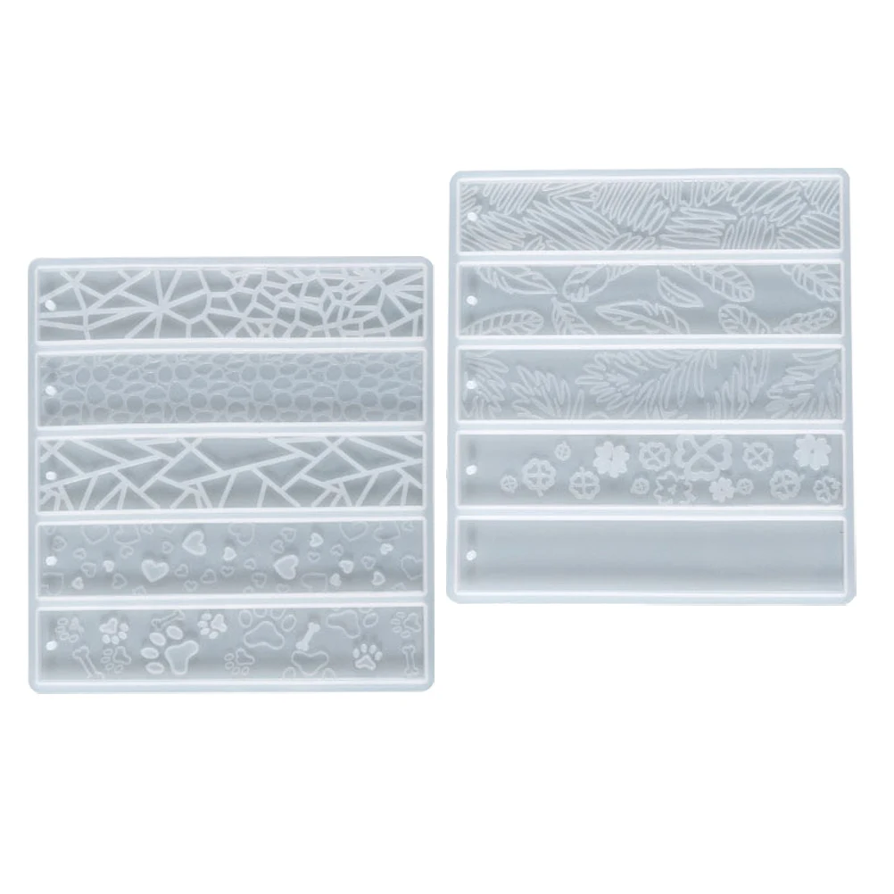 2pcs Silicone Bookmark Molds Diy Craft Tool Epoxy Book Marker Making Kit Rectangle Leaf Shape Templates Resin Molding Students
2pcs Silicone Bookmark Molds Diy Craft Tool Epoxy Book Marker Making Kit Rectangle Leaf Shape Templates Resin Molding Students