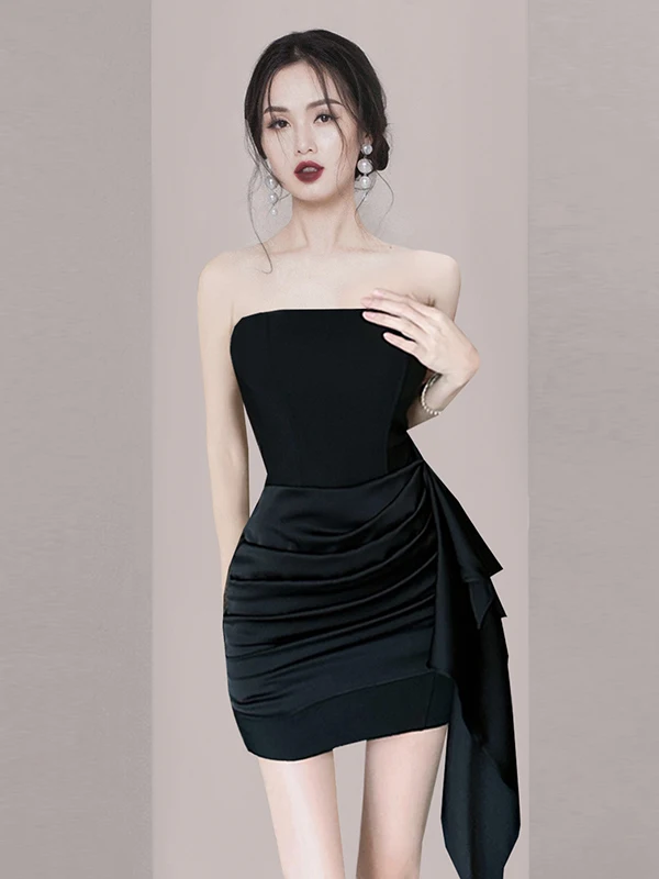 Ele Sexy Bla Strapl Dr Waist-Cinching Bodycon Gown for Par And Wedding ort Polyester Fiber No Brand Registered
Ele Sexy Bla Strapl Dr Waist-Cinching Bodycon Gown for Par And Wedding ort Polyester Fiber No Brand Registered