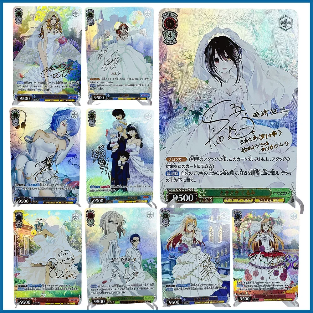Anime Goddess Story DIY ACG Tokisaki Kurumi Ayanami Rei Wedding Card Boy Games Toys Collectible Cards Birthday Gifts Board Game
Anime Goddess Story DIY ACG Tokisaki Kurumi Ayanami Rei Wedding Card Boy Games Toys Collectible Cards Birthday Gifts Board Game