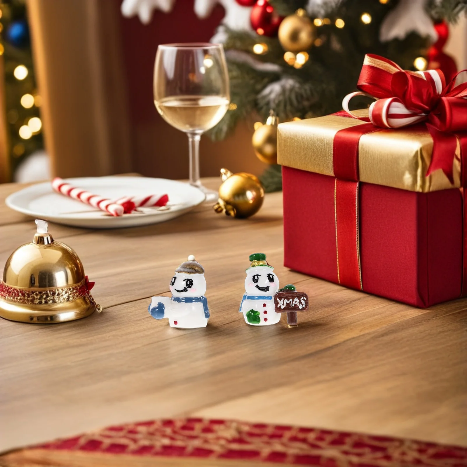 12Pcs Resin Snowman Miniatures Christmas Village Accessories Tiny Snowman Cake Toppers Fairy Garden Winter Display
12Pcs Resin Snowman Miniatures Christmas Village Accessories Tiny Snowman Cake Toppers Fairy Garden Winter Display