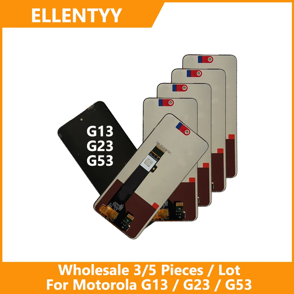 Оптовая продажа, 3/5 шт./лот, высокое качество для Motorola G13 и Moto G23, ЖК-дисплей с сенсорным дигитайзером для Moto G53
Оптовая продажа, 3/5 шт./лот, высокое качество для Motorola G13 и Moto G23, ЖК-дисплей с сенсорным дигитайзером для Moto G53