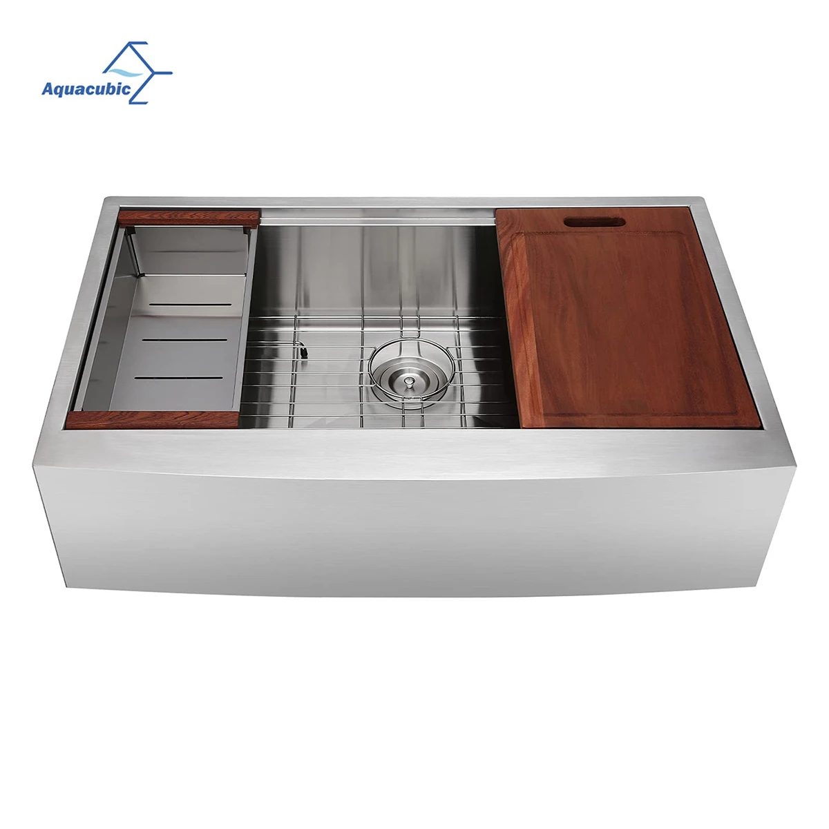 USA Farmhouse 33 Inch Workstation Sink Apron Front Single Bowl 304 Stainless Steel Handmade Kitchen Sink
USA Farmhouse 33 Inch Workstation Sink Apron Front Single Bowl 304 Stainless Steel Handmade Kitchen Sink