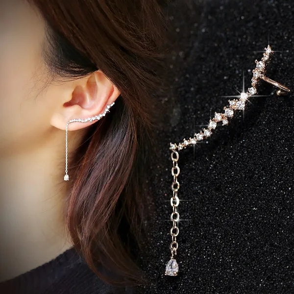 REETI 925 Sterling Silver leaf Zircon Earrings For Women New Trend Personality Lady Fashion Jewelry
REETI 925 Sterling Silver leaf Zircon Earrings For Women New Trend Personality Lady Fashion Jewelry