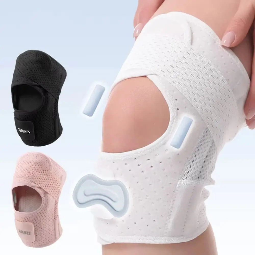 Polyester Spring Knee Support Brace Black White Pink Breathable Kneepad Professional Sports Patella Bandage Strap
Polyester Spring Knee Support Brace Black White Pink Breathable Kneepad Professional Sports Patella Bandage Strap