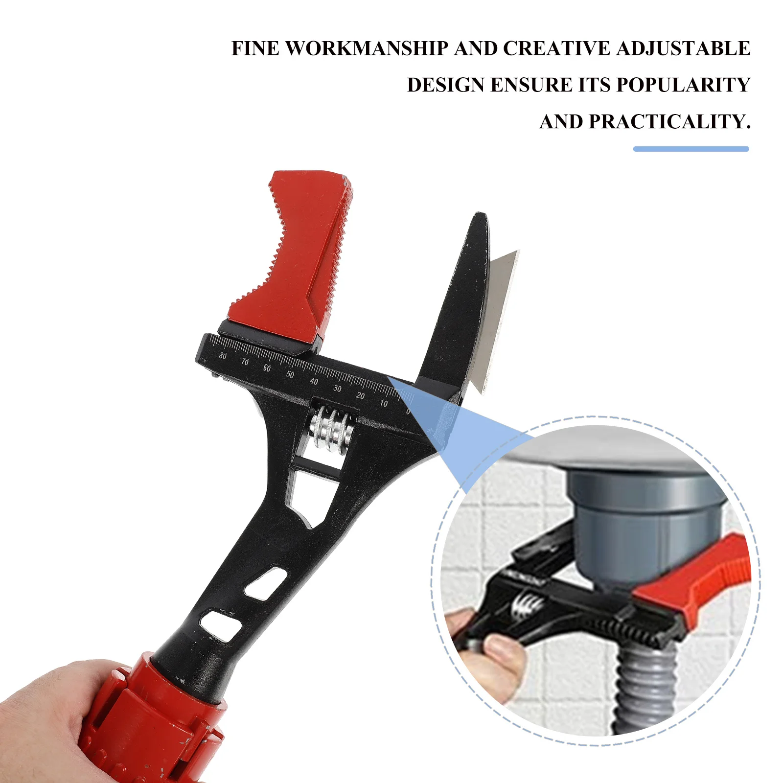 1Set Kitchen Sink Wrench with Non-Slip Grip Broad Jaw Spanner for Pipe Nut Disassembly Safe on Decorative Surfaces Home
1Set Kitchen Sink Wrench with Non-Slip Grip Broad Jaw Spanner for Pipe Nut Disassembly Safe on Decorative Surfaces Home