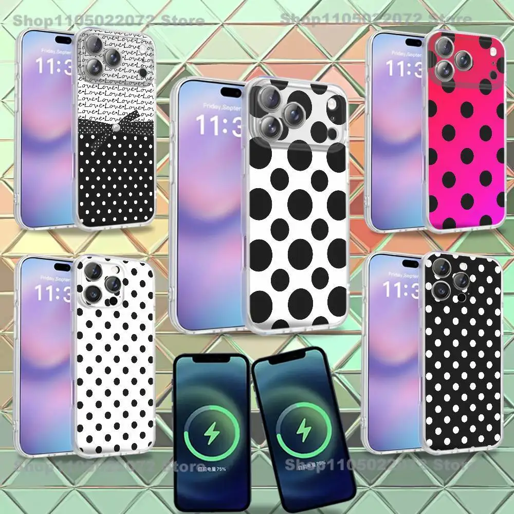 Black And White Polka Dot Phone Case For iPhone 16,14,11,17,13,15,12,Air,Plus,Pro,Max,E,Mini Frosted for Magnetic Wireless
Black And White Polka Dot Phone Case For iPhone 16,14,11,17,13,15,12,Air,Plus,Pro,Max,E,Mini Frosted for Magnetic Wireless