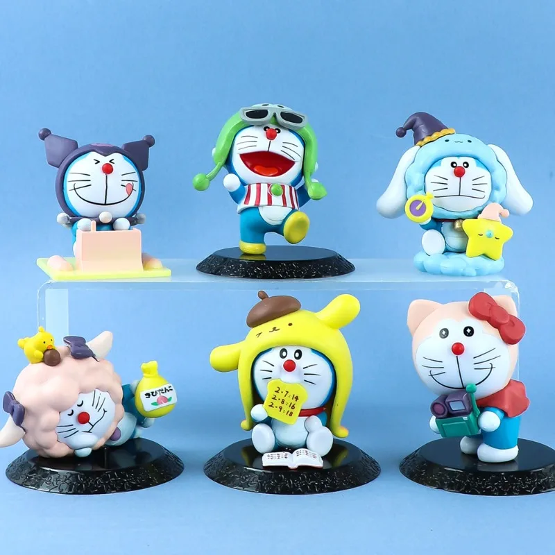 Tide play аниме Doraemon, джингл кот, переодевание серии Sanrio, фигурка, модель, милое украшение для рабочего стола, орнамент 
Tide play аниме Doraemon, джингл кот, переодевание серии Sanrio, фигурка, модель, милое украшение для рабочего стола, орнамент