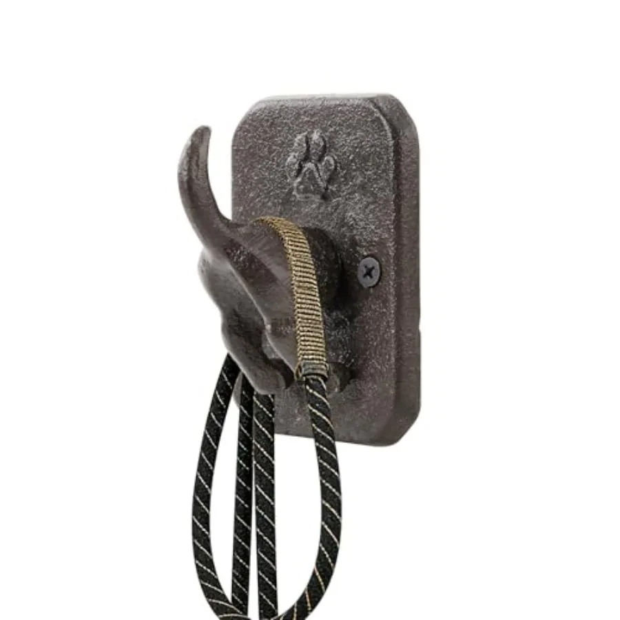 1 Pack Rustic Cast Iron Dog Leash Holder Wall Hook, Heavy Duty Wall Mount Hook for Pet Leash, Coat, Key and Bag, Rustproof Cast
1 Pack Rustic Cast Iron Dog Leash Holder Wall Hook, Heavy Duty Wall Mount Hook for Pet Leash, Coat, Key and Bag, Rustproof Cast