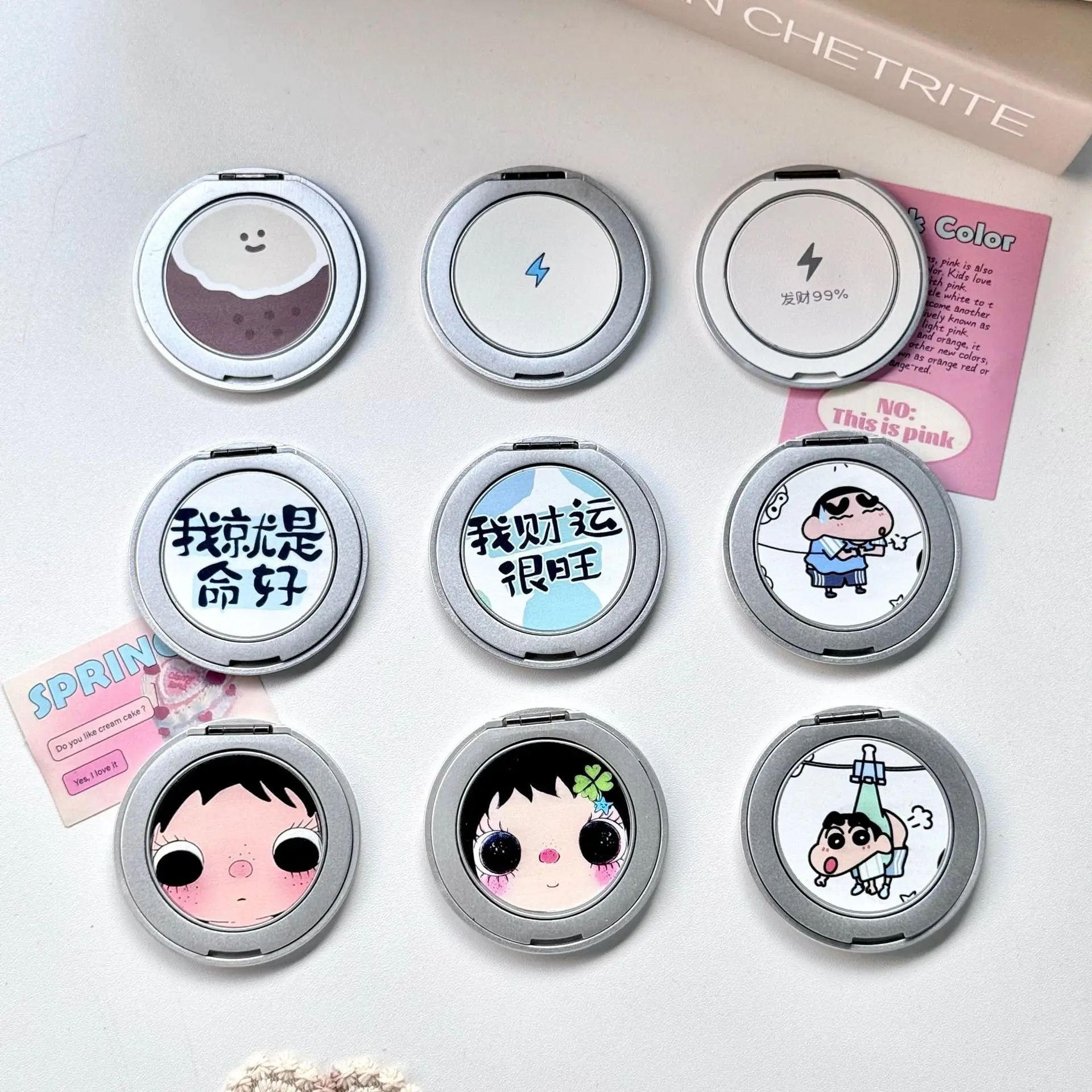 Funny Meme Phone Kickstand Cartoon Self Adhesive Foldable Phone Holder Bracket Mini Portable Stand Finger Socket for Daily Use
Funny Meme Phone Kickstand Cartoon Self Adhesive Foldable Phone Holder Bracket Mini Portable Stand Finger Socket for Daily Use