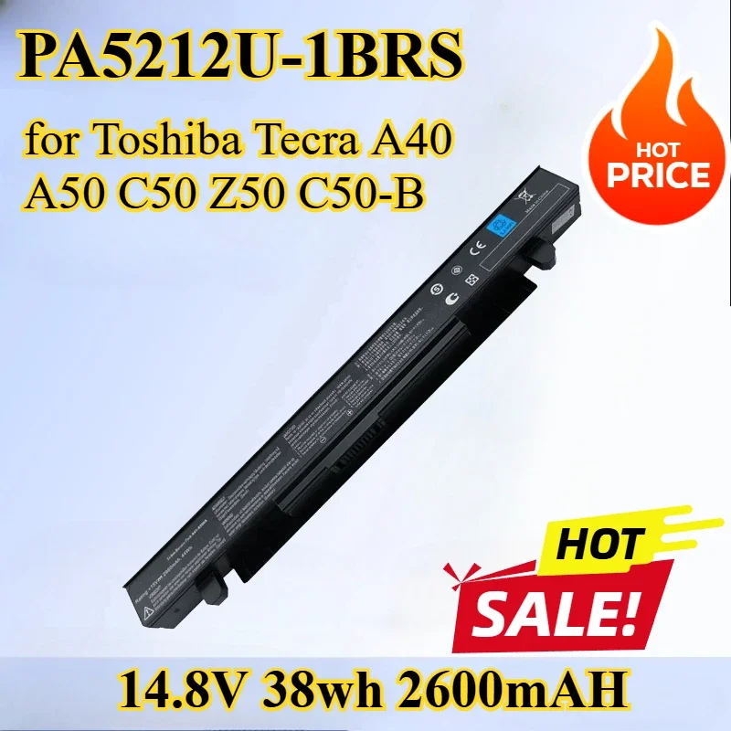 PA5212U-1BRS PABAS283 Battery Compatible with Toshiba Tecra A40 A50 C50 Z50 C50-B C40 Toshiba Satellite Pro A40 A50 R40 R50
PA5212U-1BRS PABAS283 Battery Compatible with Toshiba Tecra A40 A50 C50 Z50 C50-B C40 Toshiba Satellite Pro A40 A50 R40 R50