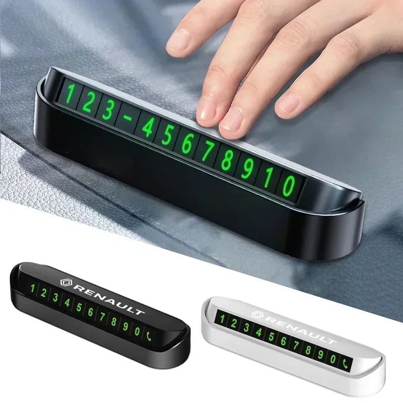 Car Sticker Luminous Car Temporary Parking Card Phone Number Hidden Telephone Number Plate For Renault Sport Duster Megane 2 3 A
Car Sticker Luminous Car Temporary Parking Card Phone Number Hidden Telephone Number Plate For Renault Sport Duster Megane 2 3 A