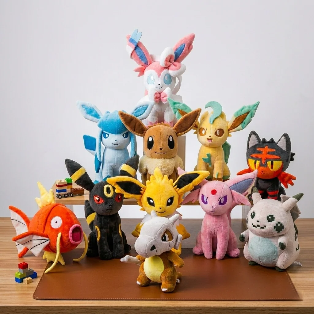 Adorably Eevee Series Plush Kawaii Pokemon Sylveon Leafeon Glaceon Stuffed Doll Anime Espeon Umbreon Toys Exquisite Desk Decor
Adorably Eevee Series Plush Kawaii Pokemon Sylveon Leafeon Glaceon Stuffed Doll Anime Espeon Umbreon Toys Exquisite Desk Decor