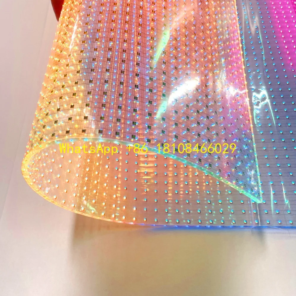 Shopping Mall Glass Flexible Display Transparency Window Led Curtain Indoor Transparent Led Film Screen Led
Shopping Mall Glass Flexible Display Transparency Window Led Curtain Indoor Transparent Led Film Screen Led