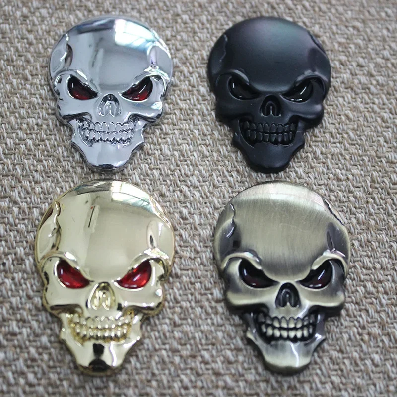Autocollant de voiture en métal en alliage de Zinc crâne 3D 1 pièce pour voiture moto Logo, emblème de crâne Badge autocol
Autocollant de voiture en métal en alliage de Zinc crâne 3D 1 pièce pour voiture moto Logo, emblème de crâne Badge autocol
