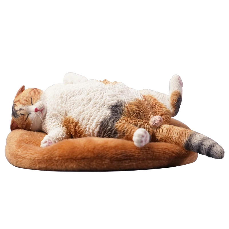 1/6 весы JXK070 модель сонного кота, имитация милого домашнего кота, креативное украшение для сцены, автомобильные украшения, сувенир, статический дисплей
1/6 весы JXK070 модель сонного кота, имитация милого домашнего кота, креативное украшение для сцены, автомобильные украшения, сувенир, статический дисплей