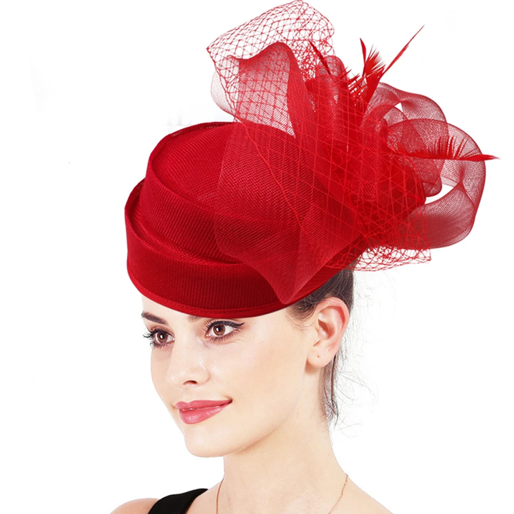 Woman Fascinator Hat Pillbox Derby Hats Linen Feather with Veil Vintage Bridal Wedding Tea Party Cap DIY Hair Accessores
Woman Fascinator Hat Pillbox Derby Hats Linen Feather with Veil Vintage Bridal Wedding Tea Party Cap DIY Hair Accessores