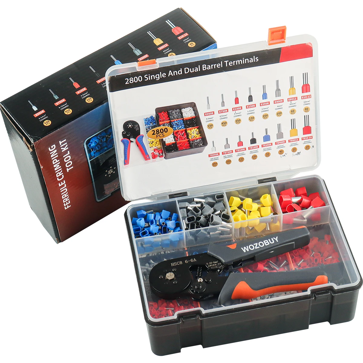 Household Electrical Kit With Box Ferrule Pliers Crimping Pliers HSC8 6-4A/6-6 Tubular Terminal Crimper Wire Ferrule Crimper Too
Household Electrical Kit With Box Ferrule Pliers Crimping Pliers HSC8 6-4A/6-6 Tubular Terminal Crimper Wire Ferrule Crimper Too