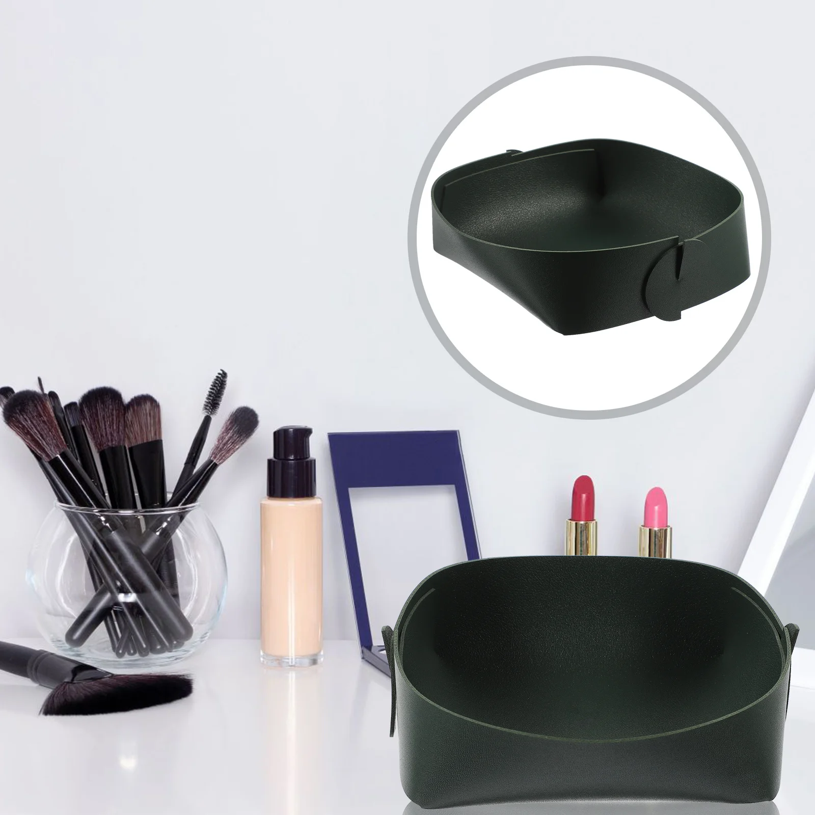 2Pcs Storage Tray Stylish Desktop Dish for Key Holder Jewelry Coins Watch Sundries Tabletop Decorative Tray Entryway
2Pcs Storage Tray Stylish Desktop Dish for Key Holder Jewelry Coins Watch Sundries Tabletop Decorative Tray Entryway