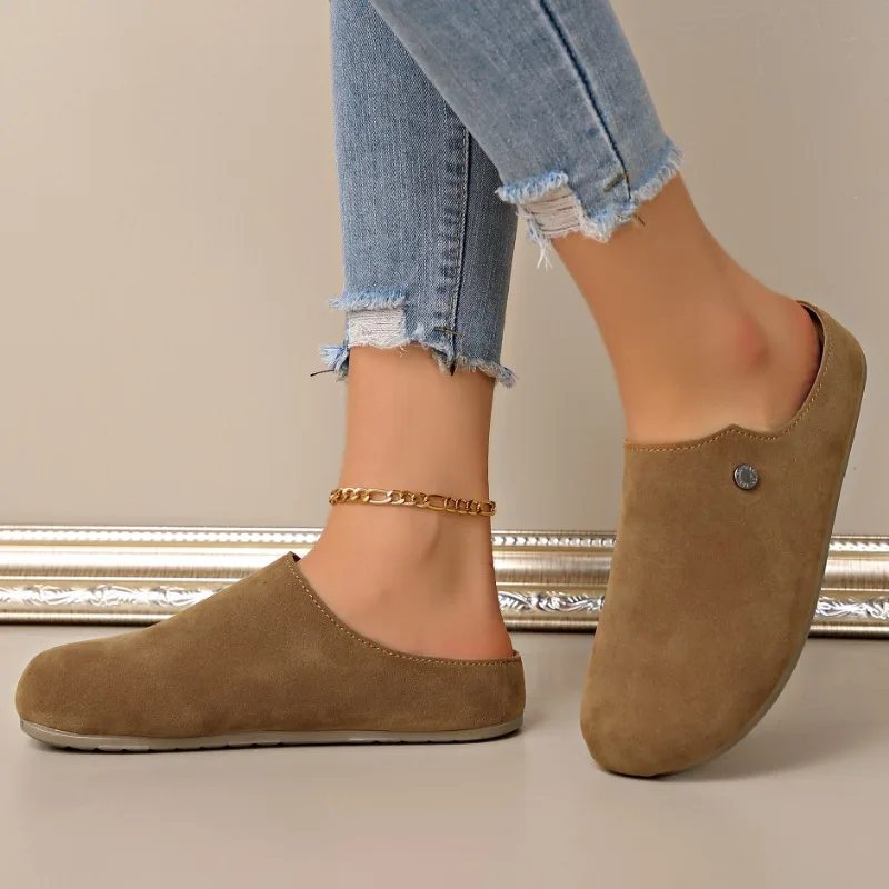 2025 New Women's Retro Closed Toe Slippers Vintage Outdoor Casual Sandals Round-Toe Flat Comfortable Slippers for Daily Wear
2025 New Women's Retro Closed Toe Slippers Vintage Outdoor Casual Sandals Round-Toe Flat Comfortable Slippers for Daily Wear