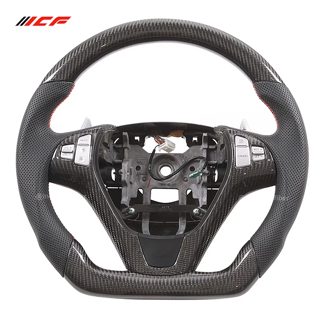 100% Real Classic Carbon Fiber Steering Wheel for Hyundai Perforated Leather Multiple Customized Solutions
100% Real Classic Carbon Fiber Steering Wheel for Hyundai Perforated Leather Multiple Customized Solutions