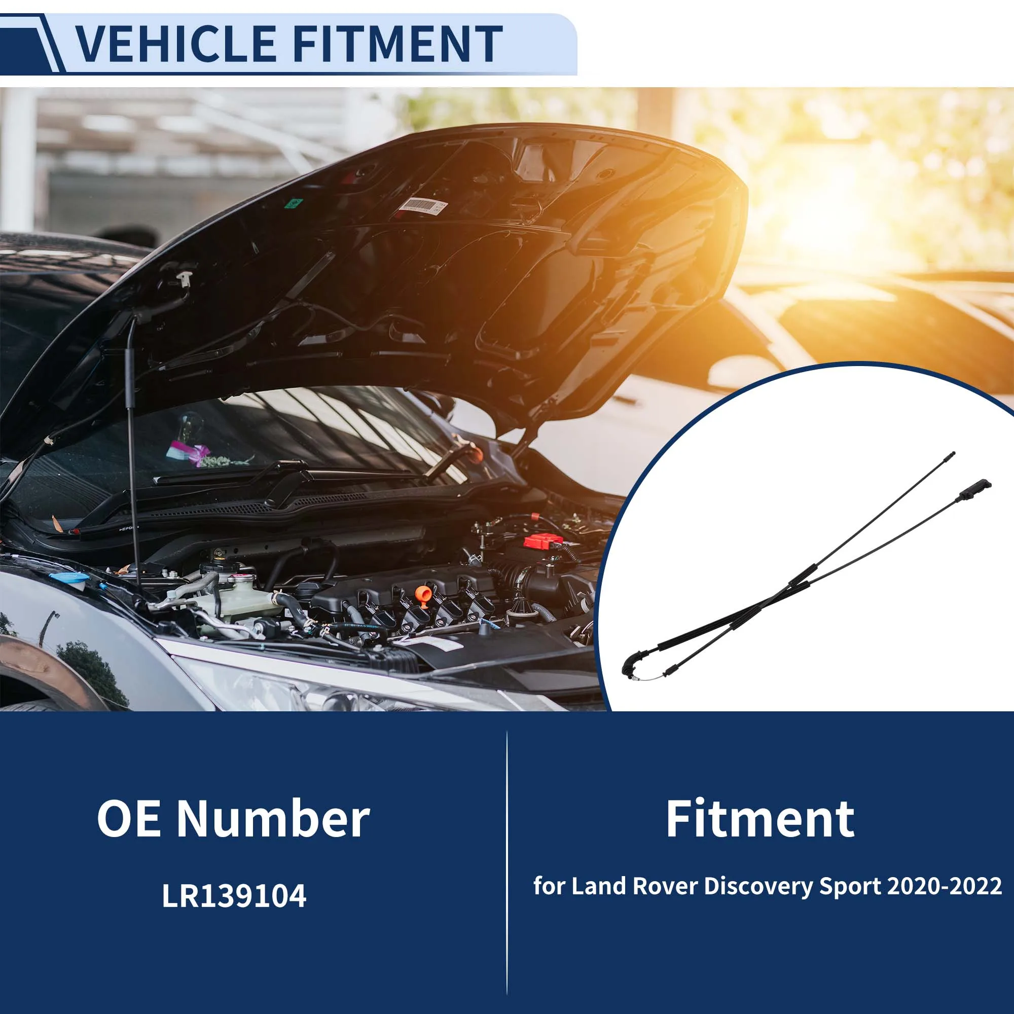 UXCELL Hood Latch Release Cable for Land Rover Discovery Sport 2020-2022 No.LR139104
UXCELL Hood Latch Release Cable for Land Rover Discovery Sport 2020-2022 No.LR139104