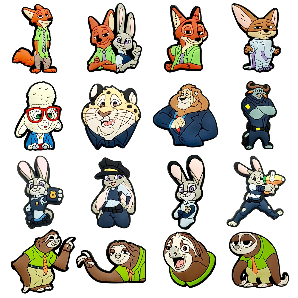 16pcs Animal cartoon Shoe Charms Accessories for Classic Clog Sandal Garden Shoe Decoration Buckle Kids Christmas Parties Gift
16pcs Animal cartoon Shoe Charms Accessories for Classic Clog Sandal Garden Shoe Decoration Buckle Kids Christmas Parties Gift