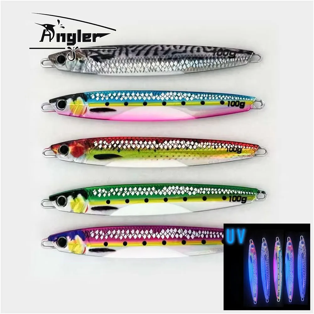 Slow Falling JIg Lures Fishing UV Jig 3D Print Angler 40g 60g 80g 120g 150g 200g Metal Hard Bait Sinking Jigging Pesca Bait
Slow Falling JIg Lures Fishing UV Jig 3D Print Angler 40g 60g 80g 120g 150g 200g Metal Hard Bait Sinking Jigging Pesca Bait