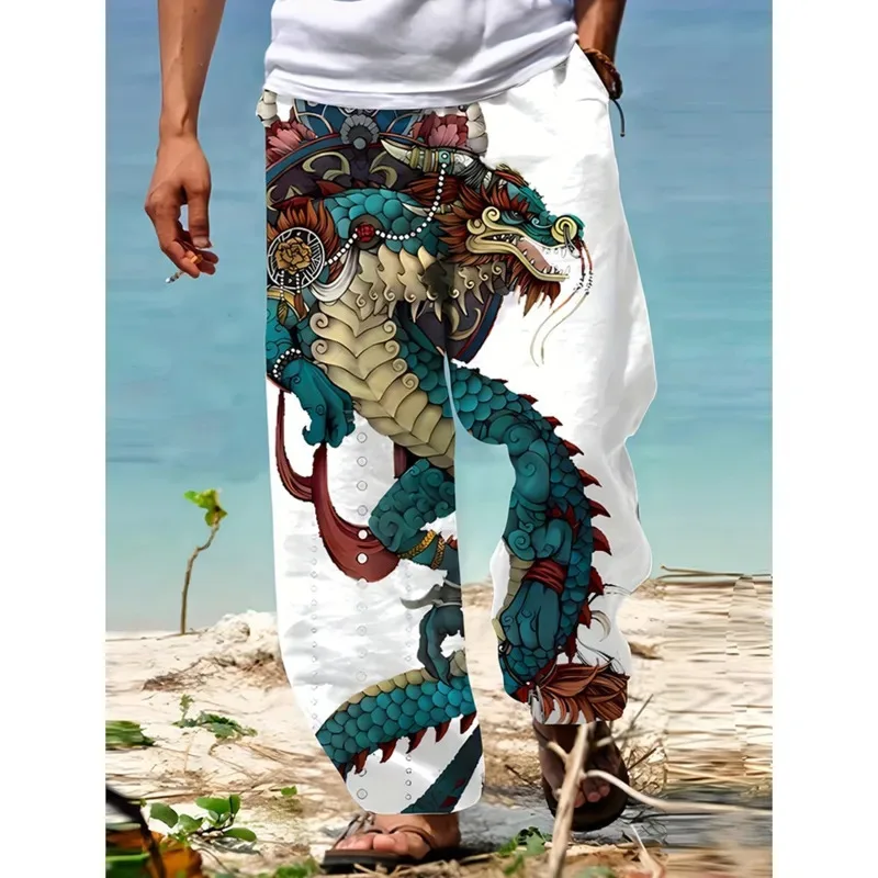 Summer Men's New Fashion Pants Beach Vacation Comfortable Casual Straight Pants Loose Breathable Stretch Wide-legged Pants
Summer Men's New Fashion Pants Beach Vacation Comfortable Casual Straight Pants Loose Breathable Stretch Wide-legged Pants