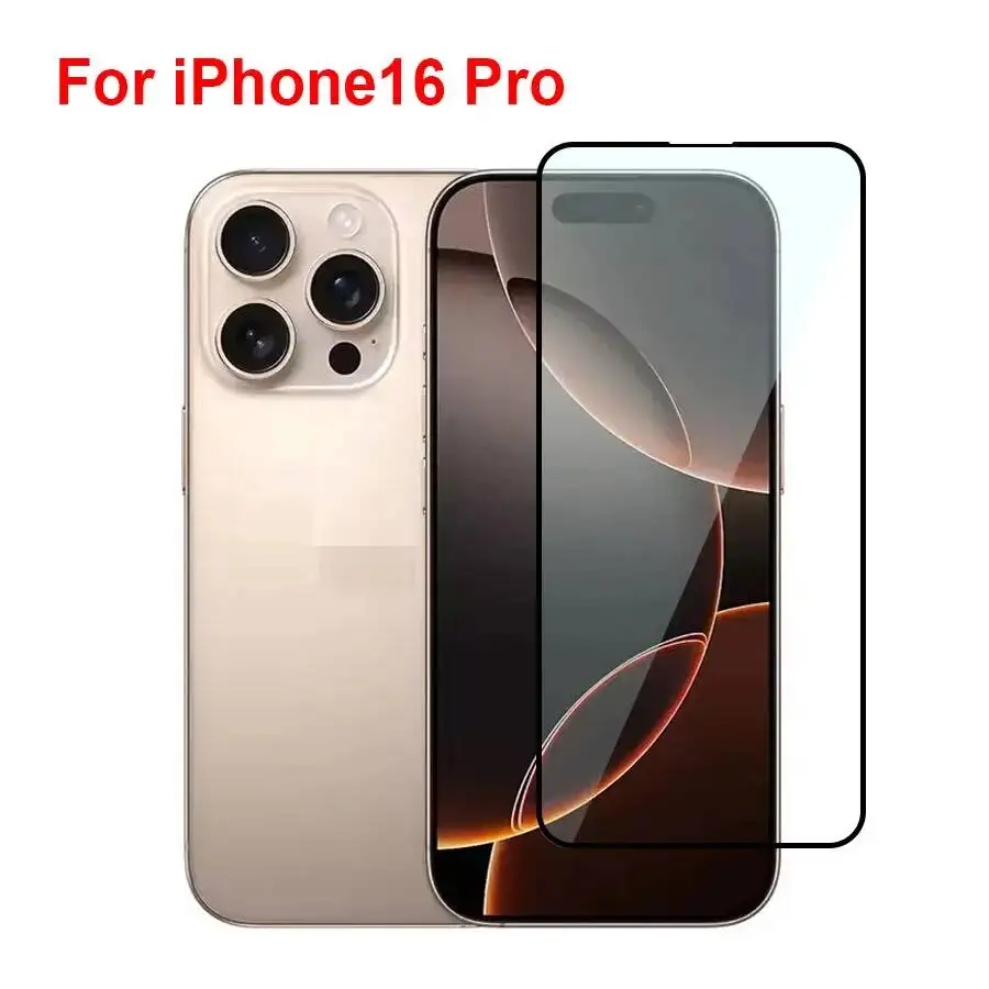 For Apple Iphone 16 Tempered Protector Anti Fall Glass For Iphone16 Pro Full Cover Screen Phone Film
For Apple Iphone 16 Tempered Protector Anti Fall Glass For Iphone16 Pro Full Cover Screen Phone Film