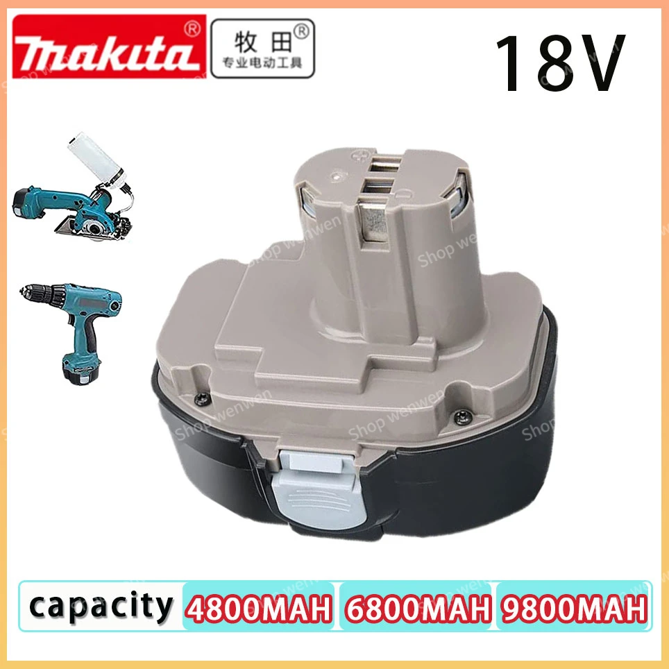 Никель-металлогидридный аккумулятор 6800 мАч для 18 в Makita PA18 1822 1823 1833 аккумуляторные батареи для электроинструментов 192829-9 193061-8 193102-0 193140-2
Никель-металлогидридный аккумулятор 6800 мАч для 18 в Makita PA18 1822 1823 1833 аккумуляторные батареи для электроинструментов 192829-9 193061-8 193102-0 193140-2