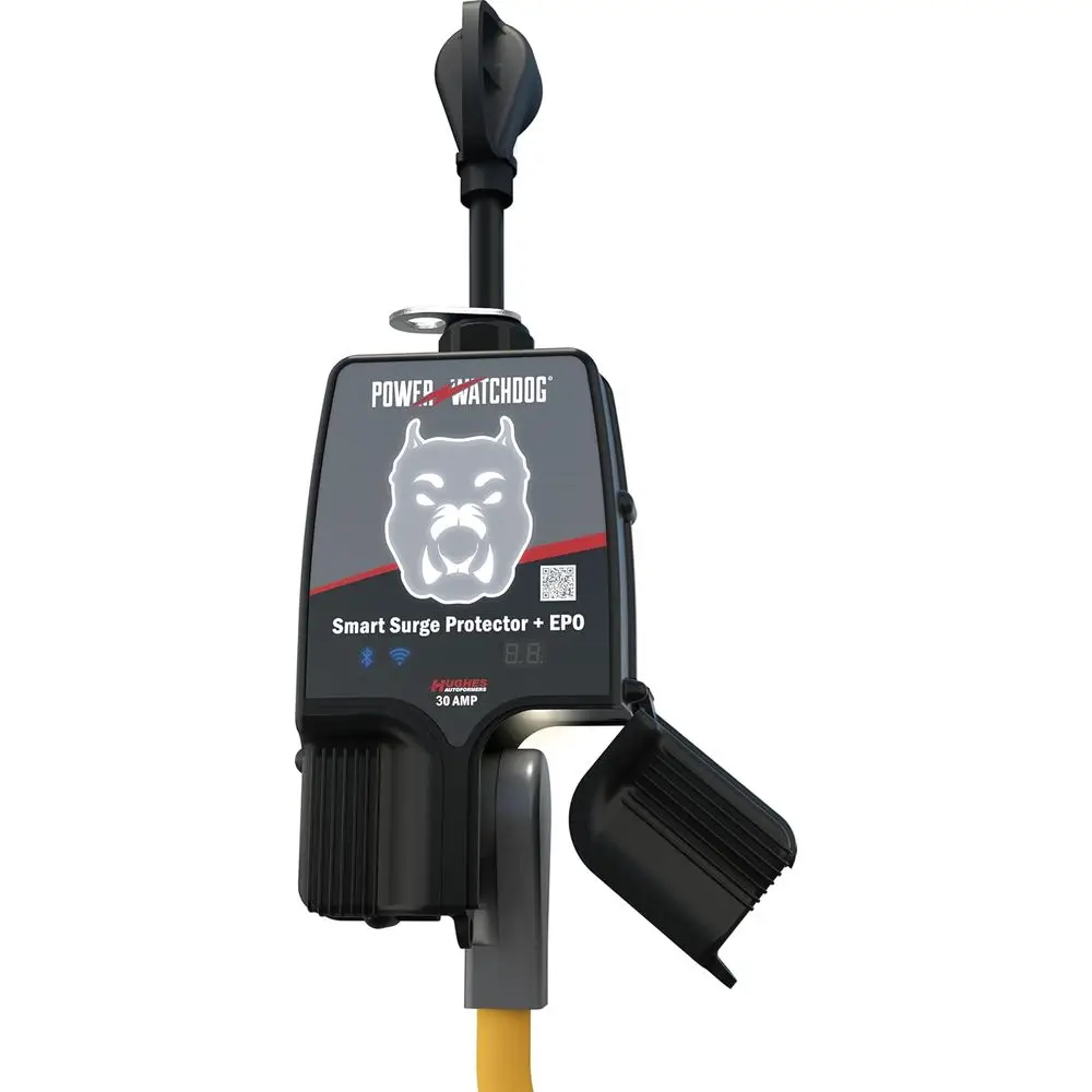 Портативный сетевой фильтр 30EPOW Smart RV 30 А — запатентованное подключение Wi-Fi и Bluetooth — монитор напряжения/амперности/напряжения —
Портативный сетевой фильтр 30EPOW Smart RV 30 А — запатентованное подключение Wi-Fi и Bluetooth — монитор напряжения/амперности/напряжения —