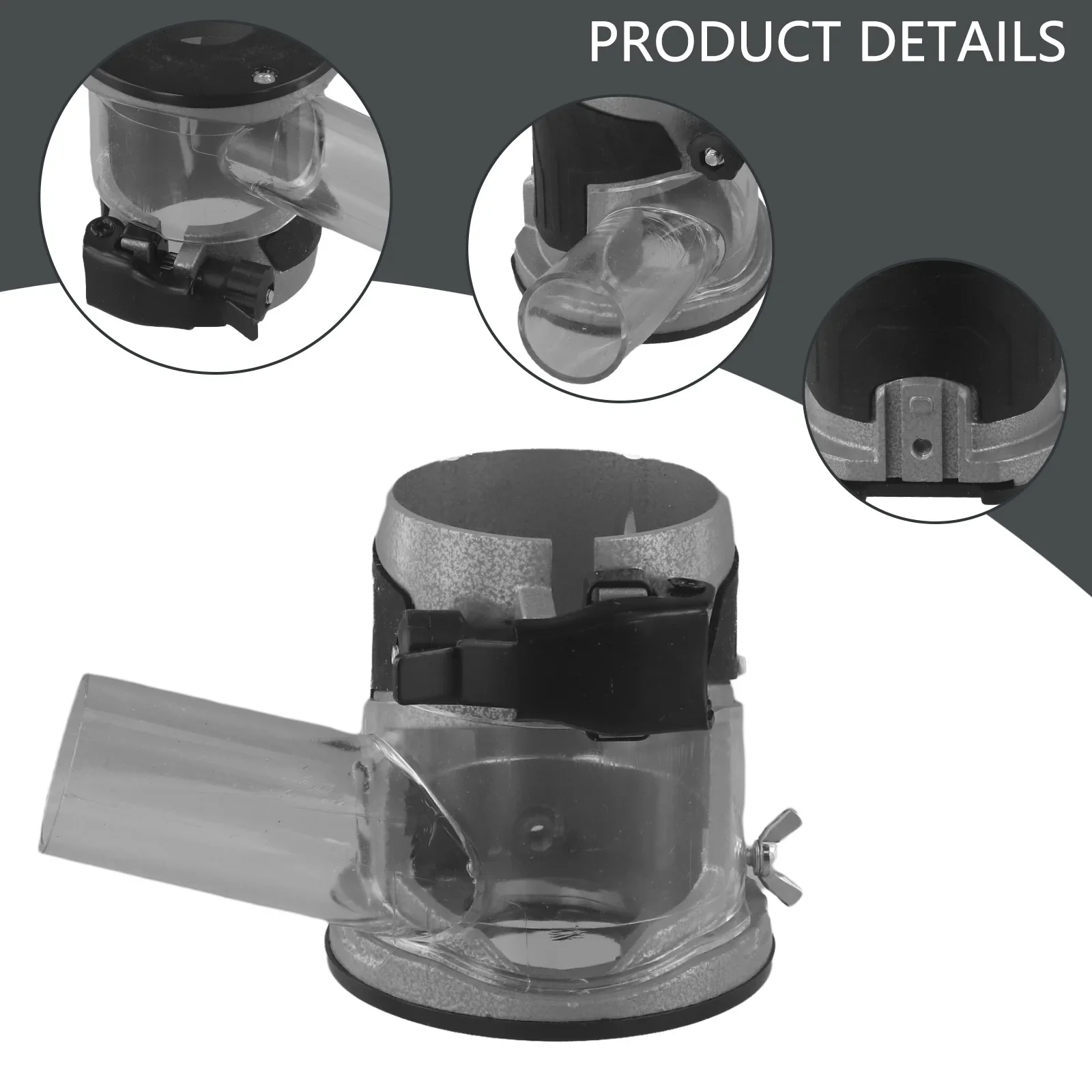 Dust Collection For Woodworking Wood Milling Cutter Base Seamless Splicing Shell Diameter 72MM Vacuum Cleaner Compatible
Dust Collection For Woodworking Wood Milling Cutter Base Seamless Splicing Shell Diameter 72MM Vacuum Cleaner Compatible