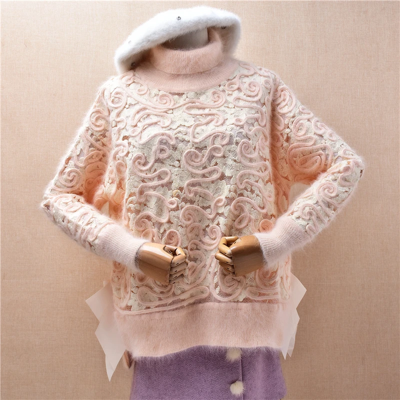 Женская осенне-зимняя винтажная вязаная крючком цветок ангорская кроличья шерсть вязаная водолазка с длинными рукавами с разрезом свободный свитер джемпер
Женская осенне-зимняя винтажная вязаная крючком цветок ангорская кроличья шерсть вязаная водолазка с длинными рукавами с разрезом свободный свитер джемпер