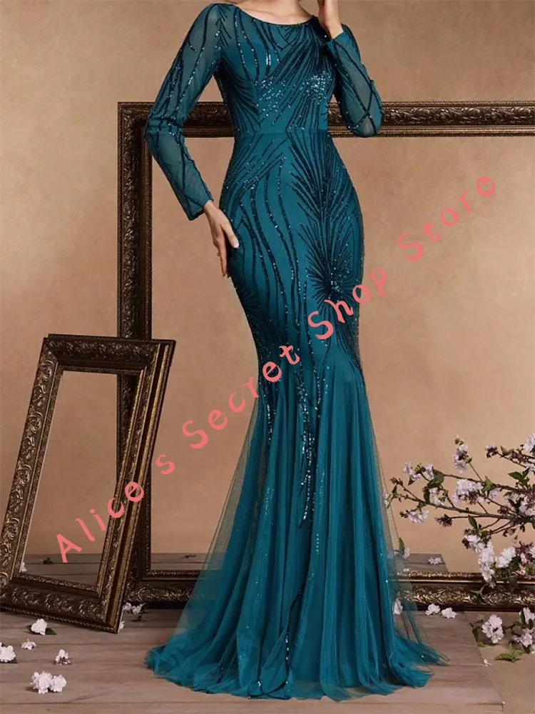 Elegant O-Neck Appliquins Long Sleeve Mermiad Mother Of Bride Wedding Dresses Bridal Gowns Customized
Elegant O-Neck Appliquins Long Sleeve Mermiad Mother Of Bride Wedding Dresses Bridal Gowns Customized