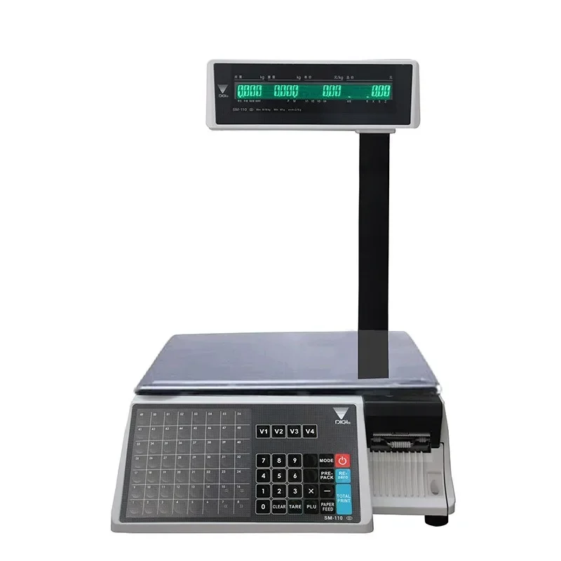 Barcode Balance Label Electronic Scale Supermarket Receipt Retail Digital Weighing Barcode Label Printing Scale
Barcode Balance Label Electronic Scale Supermarket Receipt Retail Digital Weighing Barcode Label Printing Scale