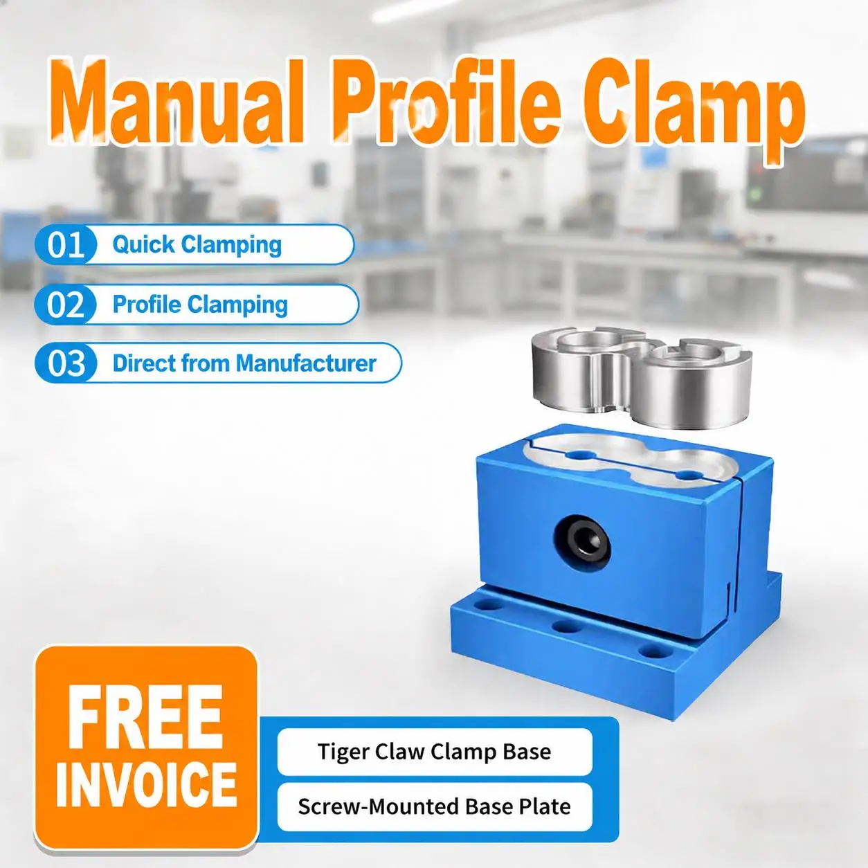 Manual Shape Fixing Fixture for CNC Pneumatic Special Shaped Workpiece Multi Position Tight Conformal Chuck
Manual Shape Fixing Fixture for CNC Pneumatic Special Shaped Workpiece Multi Position Tight Conformal Chuck