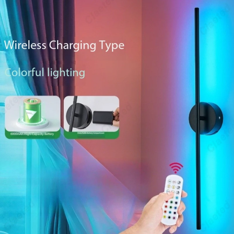 Новая светодиодная зарядная лента без проводов, настенный светильник для гостиной, фоновая стена, коридор, спальня, прикроватное декоративное освещение
Новая светодиодная зарядная лента без проводов, настенный светильник для гостиной, фоновая стена, коридор, спальня, прикроватное декоративное освещение
