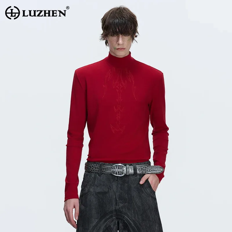Мужские футболки LUZHEN 2026: стильная вышивка, однотонные, с длинным рукавом, элегантные, повседневные, приталенные, оригинальные, JY6142
Мужские футболки LUZHEN 2026: стильная вышивка, однотонные, с длинным рукавом, элегантные, повседневные, приталенные, оригинальные, JY6142