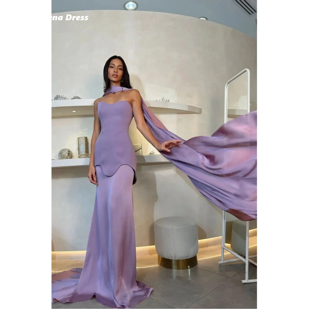 Lena Mermaid Long Prom Dresses Luxury 2025 Luxury Evening Dress Custom Made Off-shoulder Shawl Elegant Women's Dresses for Party
Lena Mermaid Long Prom Dresses Luxury 2025 Luxury Evening Dress Custom Made Off-shoulder Shawl Elegant Women's Dresses for Party