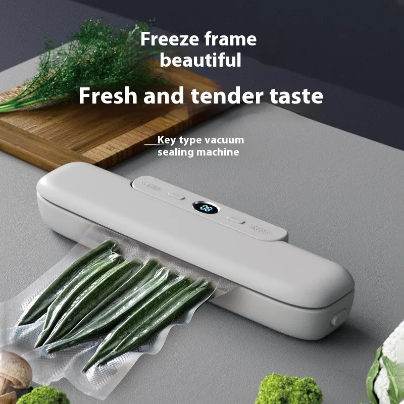 Automatic Vacuum Sealer Machine Kitchen Home Use Portable Food Saver Plastic Bag Sealing Device for Freshness Storage
Automatic Vacuum Sealer Machine Kitchen Home Use Portable Food Saver Plastic Bag Sealing Device for Freshness Storage